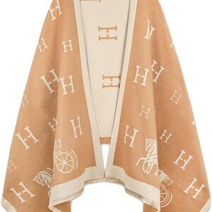 Women Pashmina Cashmere Shawl Wrap Blanket Poncho Scarf for Winter Fall
